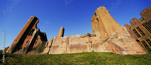 The ruins of Kenilworth Castle Warwickshire English Midlands England UK photo