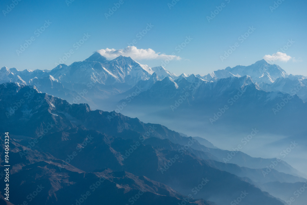 Rugged Himalayan Mountains in Morning Light Rugged Himalayan Mountains in Morning Light