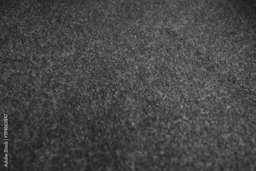 Synthetic gray-black hair rug, Used in cars as a dust collector.