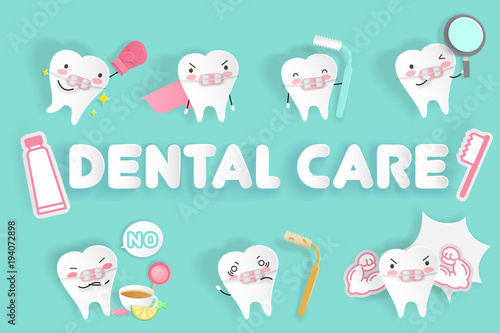 tooth with dental care