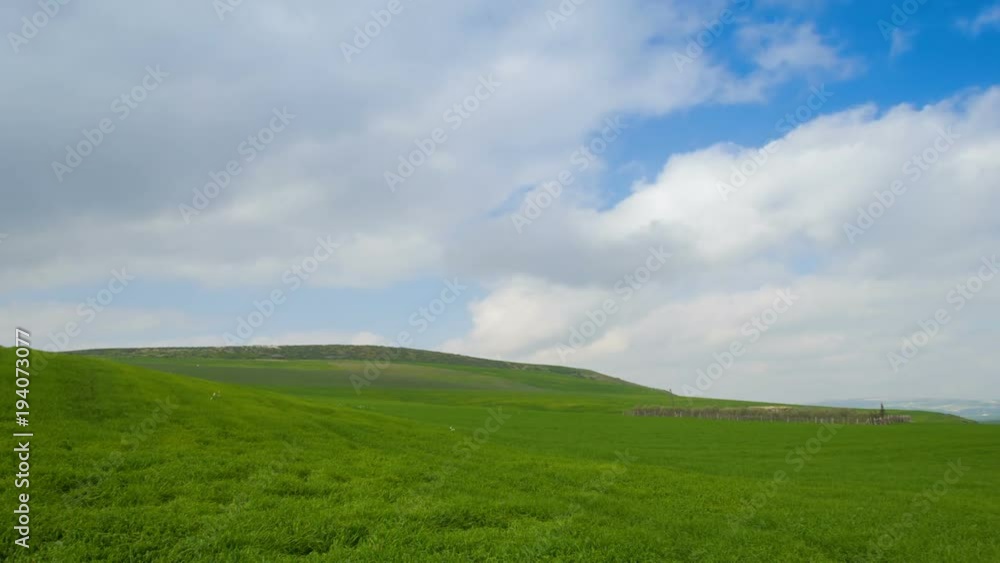 Colorfull view of agricultural fields timelapse Colorfull view of agricultural fields timelapse