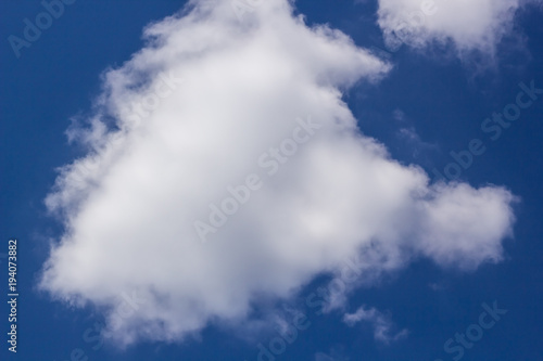 beautiful blue sky background with a white clouds