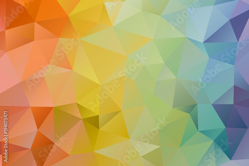 vector multicolored abstract background of effect geometric triangles