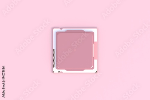 Obraz na płótnie Top view of CPU 