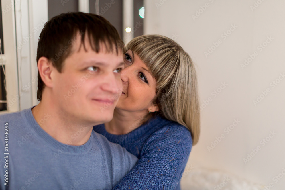 Young man and girl Young man and girl