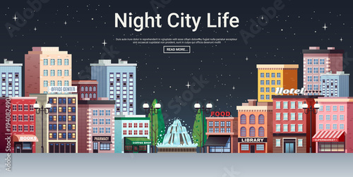 Night City Life Town Center 