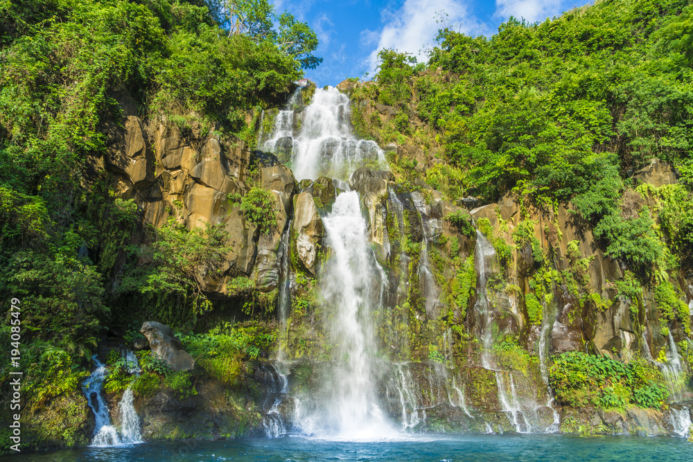 The basins of the Aigrettes and Cormoran waterfalls, La Reunion, The basins of the Aigrettes and Cormoran waterfalls, La Reunion,