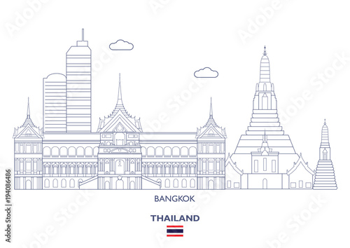 Bangkok City Skyline, Thailand