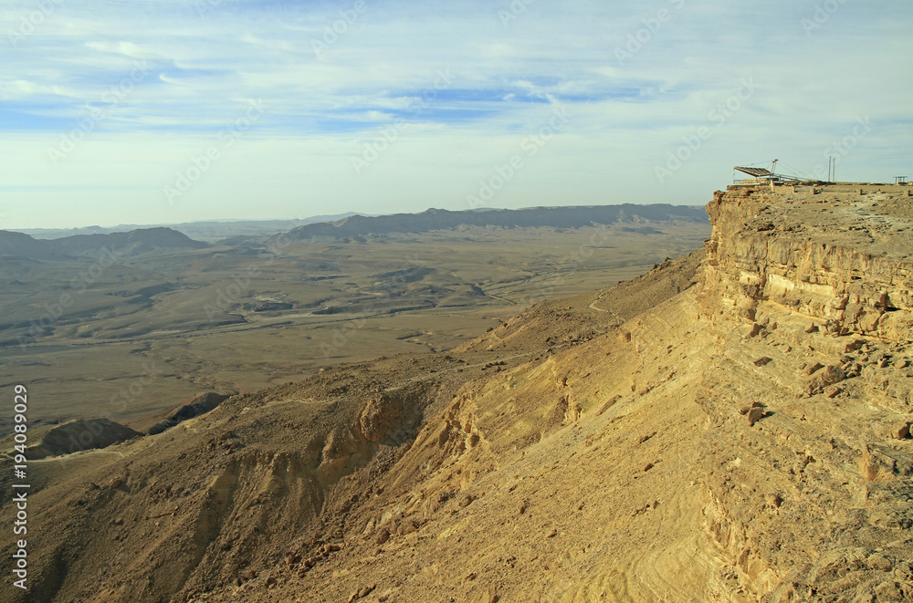 Fototapeta premium Ramon crater in the Negev desert