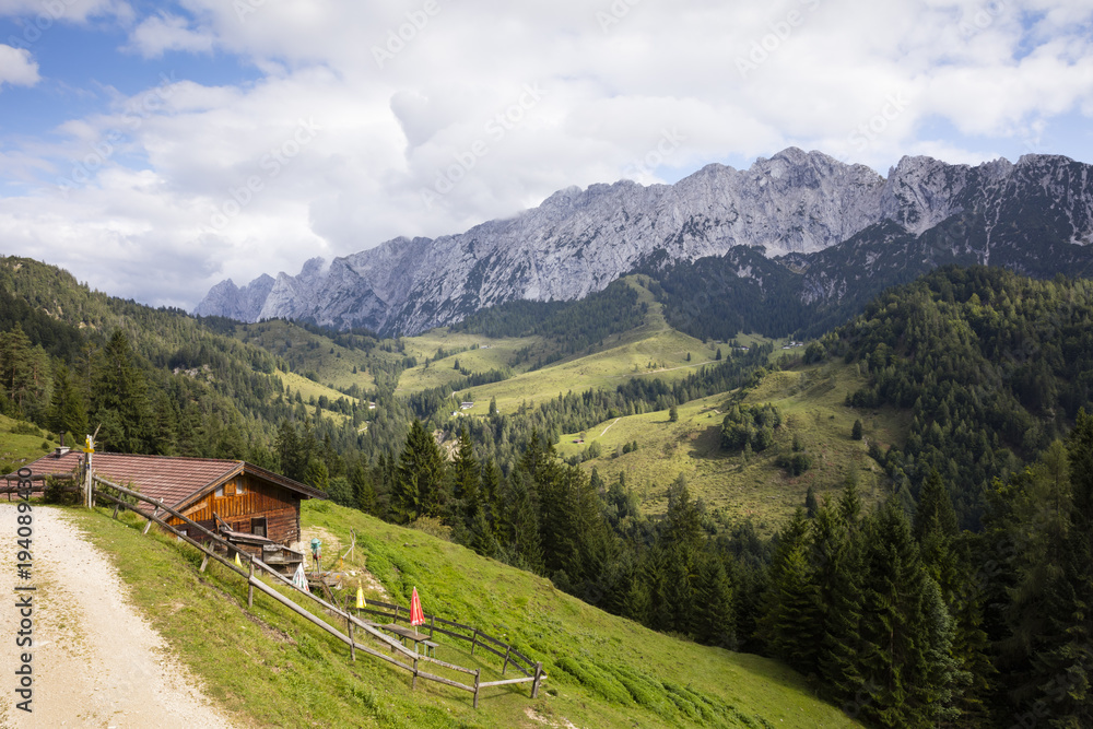Österreich, Tirol, Kaisergebirge, Wilder Kaiser, Brentenjoch Alm
