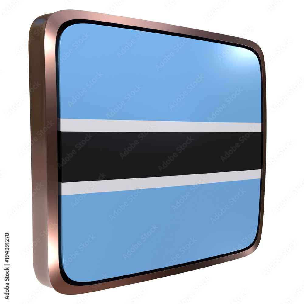 Botswana flag icon Botswana flag icon