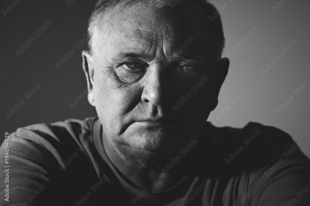 Sad man headshot Sad man headshot