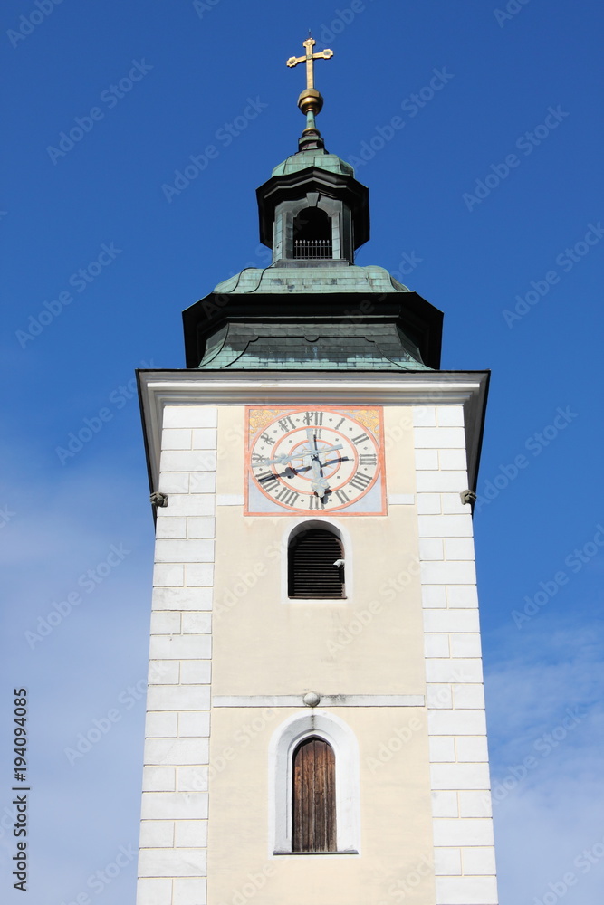 Bell tower of Grein cathedral, Austria