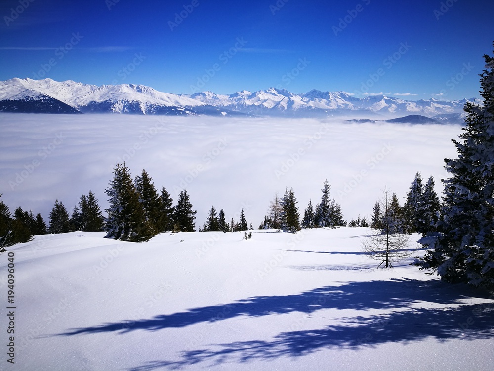 Blick vom Jochkreuz in Telfes Stubaital Blick vom Jochkreuz in Telfes Stubaital