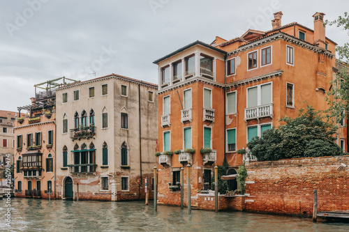 Canal in Venice, Italy. Architecture and landmarks of Venice © annanahabed
