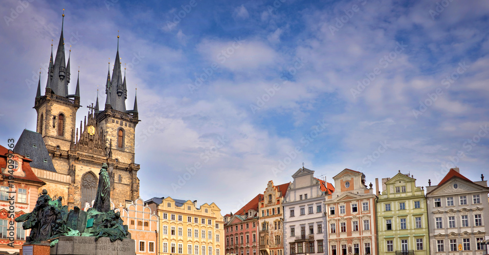 Old town square of Prague, Czech republic