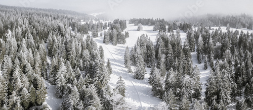 Col de la Givrine (1228 m.) Is a high mountain pass in the Jura Mountains in the canton of Vaud in Switzerland, near the border with France. It connects Nyon to Switzerland and Morez to France.