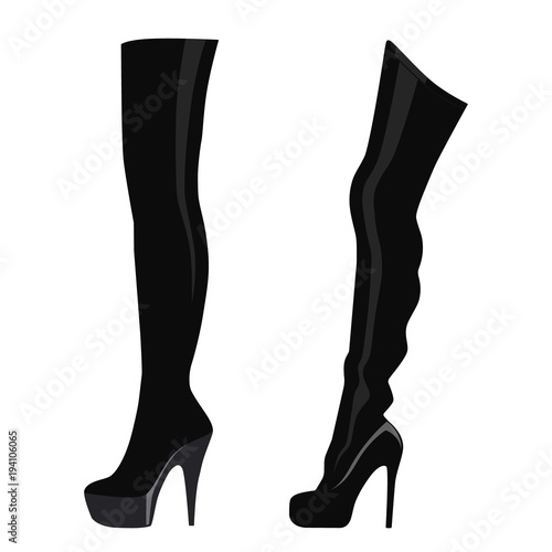 Thigh high boots