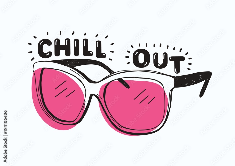 Sunglasses top print out