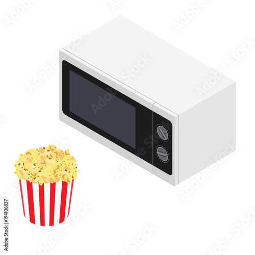 Microwave oven and popcorn
