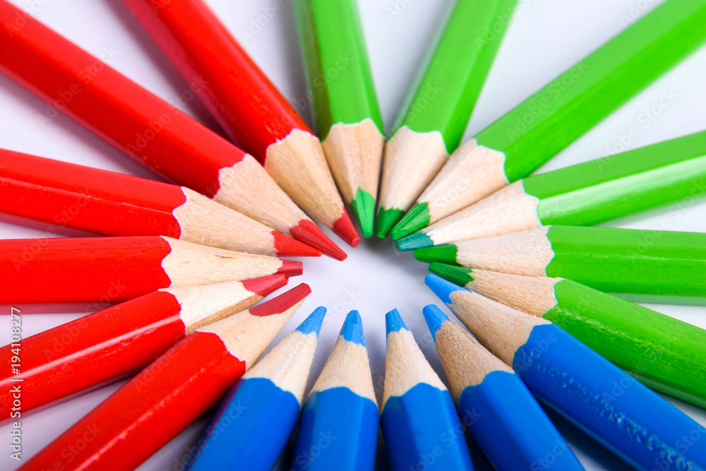 Colorful pencils pattern isolated on white background. Top view colorful of color pencils.Colored pencils, isolated on the white background. Color pencil with copy space isolated on white background, Colorful pencils pattern isolated on white background. Top view colorful of color pencils.Colored pencils, isolated on the white background. Color pencil with copy space isolated on white background,