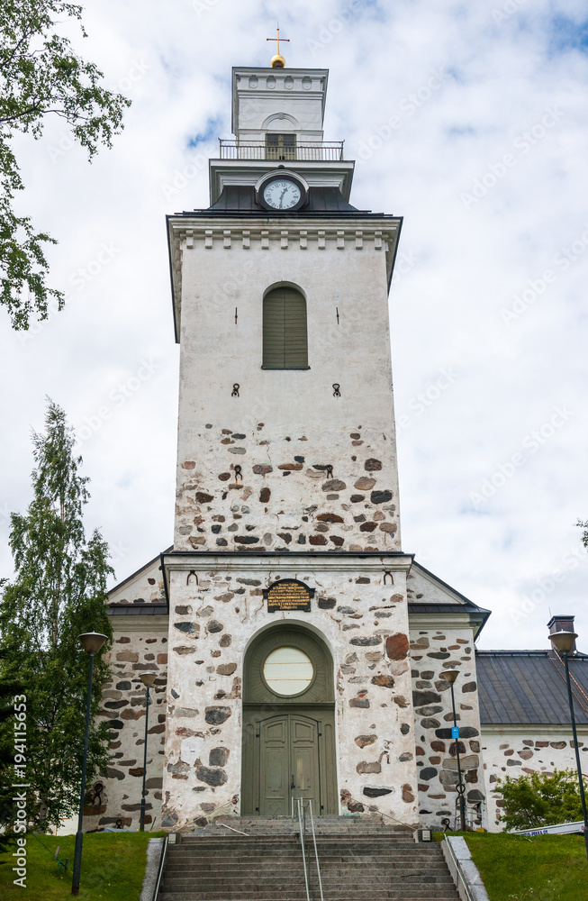 Kuopio Cathedral in summer, Kuopio, Northern Savonia, Finland