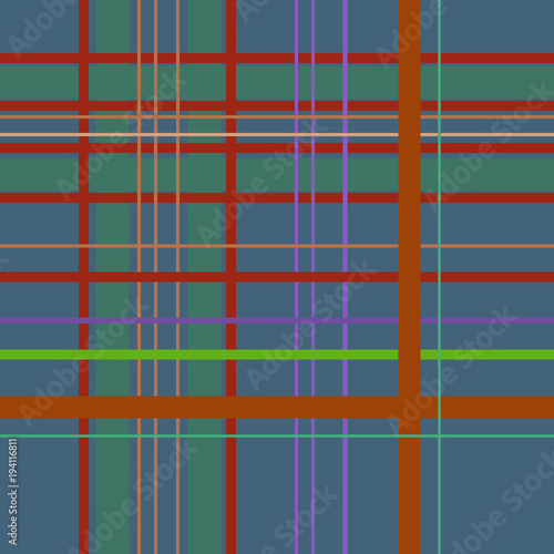 Wallpaper Mural Tartan seamless pattern Torontodigital.ca