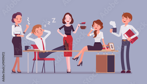 Lunchtime in the office