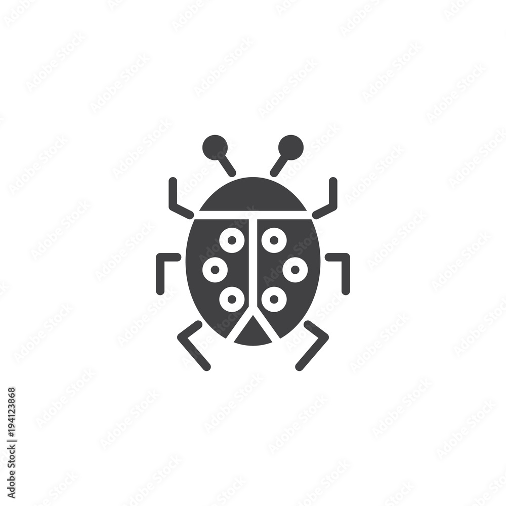 Ladybug vector icon. filled flat sign for mobile concept and web design. Ladybird bug simple solid icon. Symbol, logo illustration. Pixel perfect vector graphics Ladybug vector icon. filled flat sign for mobile concept and web design. Ladybird bug simple solid icon. Symbol, logo illustration. Pixel perfect vector graphics