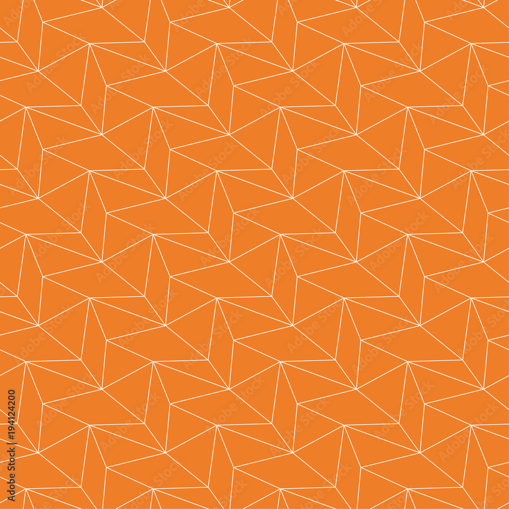Orange geometric design. Seamless pattern Orange geometric design. Seamless pattern
