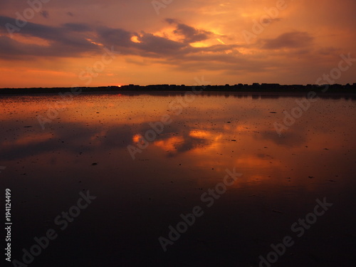 Sonnenuntergang Wattenmeer Juist © beschreiber