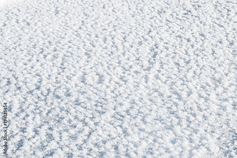 Fototapeta premium Surface hoar, background texture