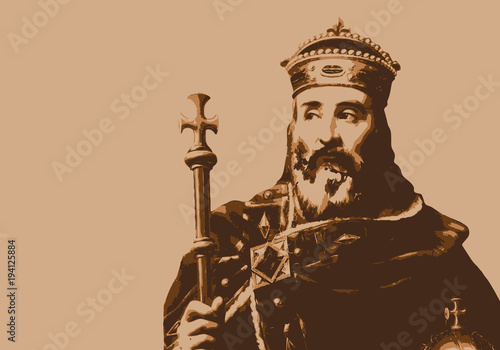 Charlemagne - empereur - portrait - personnage historique - personnage célèbre - histoire photo