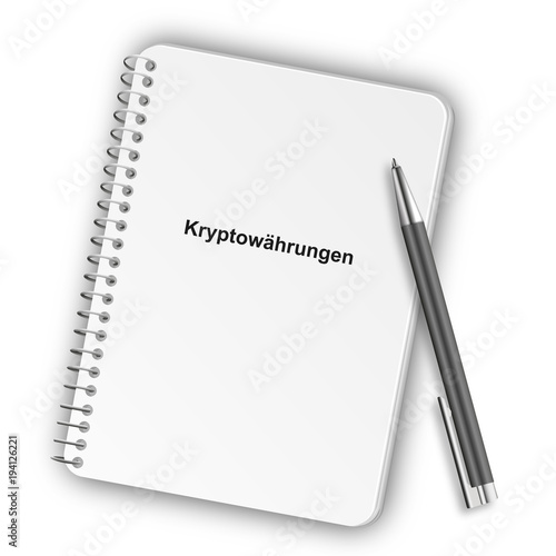 Notizblock Hochformat 05 - Kryptowährungen