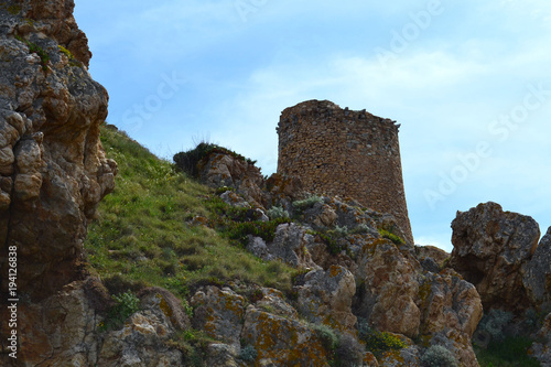 Tour génoise,de l'Ile Rousse en Corse, Haute-Corse, Ile de Beauté, France