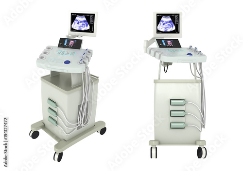 Ultrasound Machine with two size photo