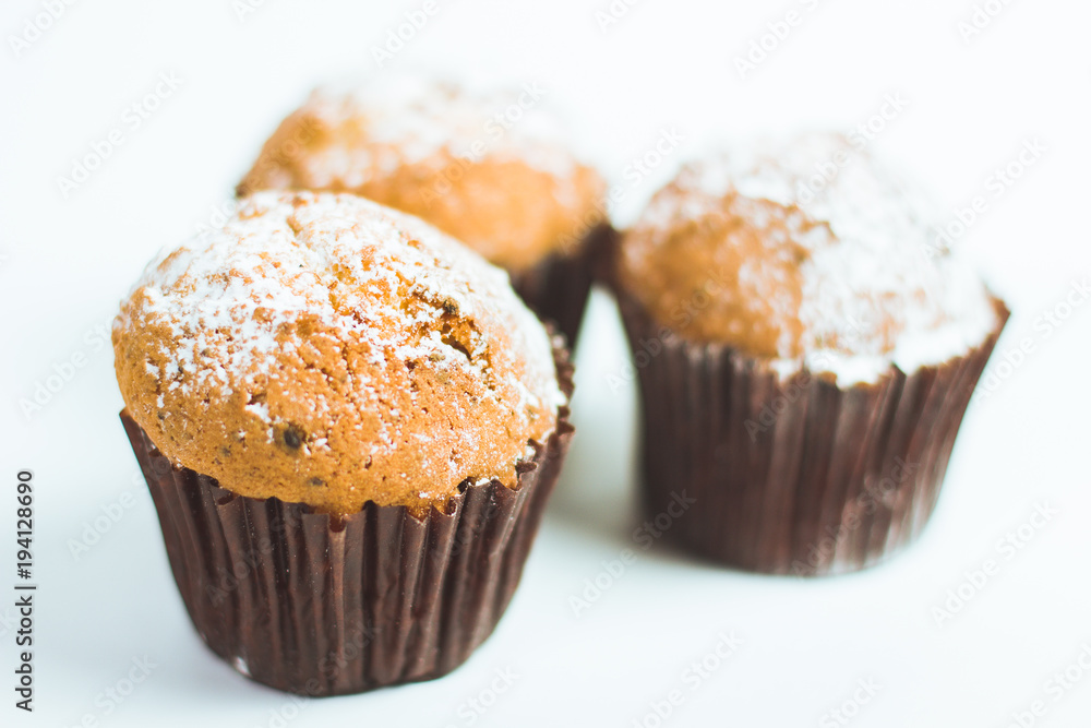 Homemade Autumn Pumpkin Muffin Ready to Eat
