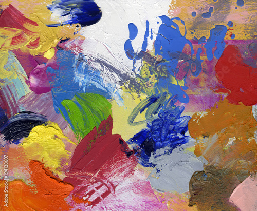 ölfarben acryfarben gespachtelt gemalt bunt
