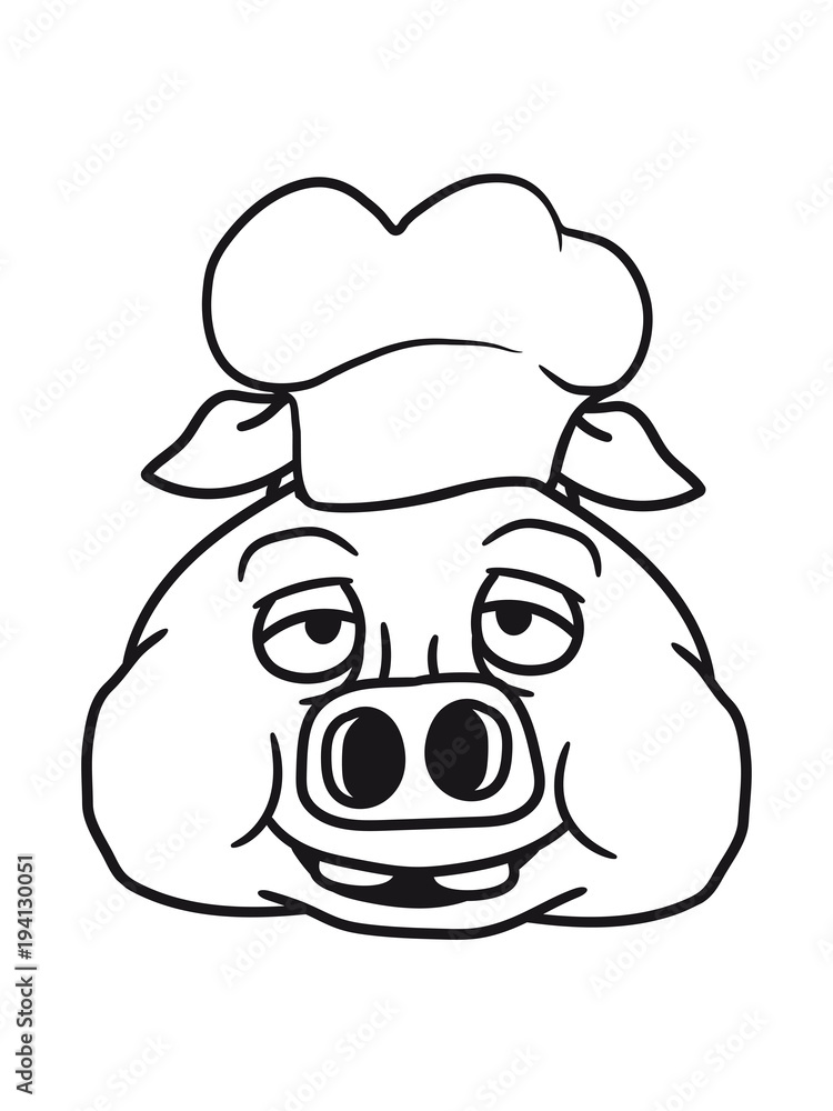 kopf gesicht koch kochen grillen bbq chef küche schürze lecker essen hunger groß dick fett schwein eber ferkel comic cartoon lachen clipart kopf gesicht koch kochen grillen bbq chef küche schürze lecker essen hunger groß dick fett schwein eber ferkel comic cartoon lachen clipart