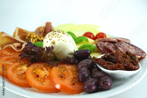 Meat vegetable plate