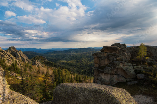 Beauty view in mountains of Altai