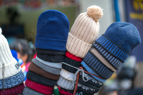 Woolen knitted caps