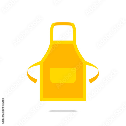 Apron vector isolated