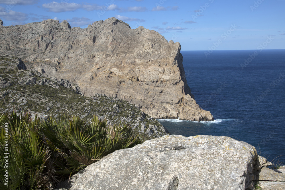 Cliff Landscape on Formentor; Majorca