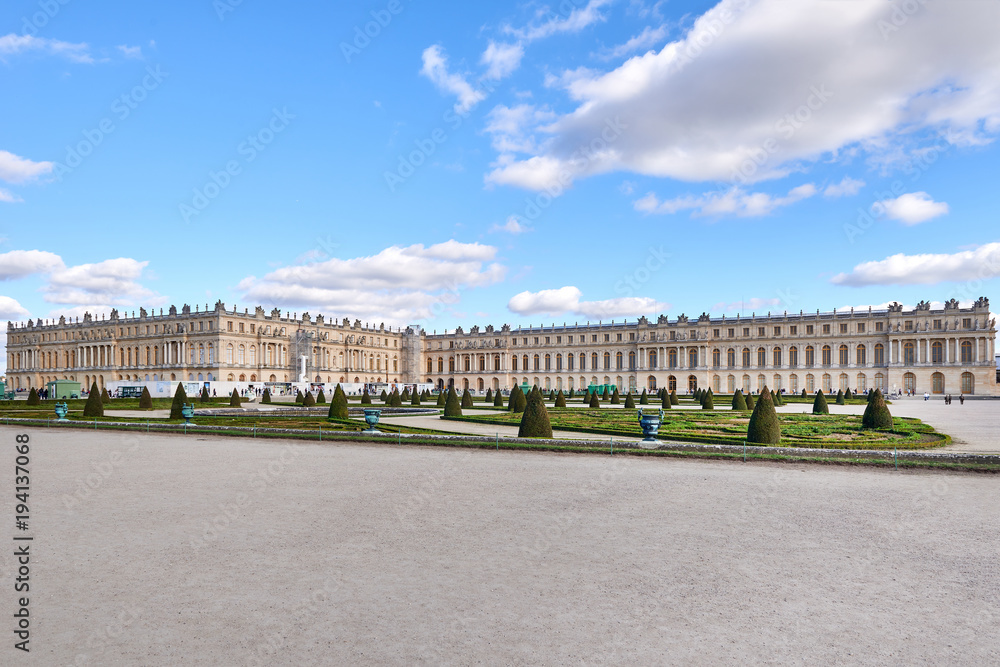 Versailles Gardens in the Golden Autumn