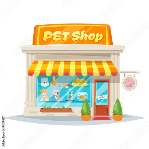  pet shop facade
