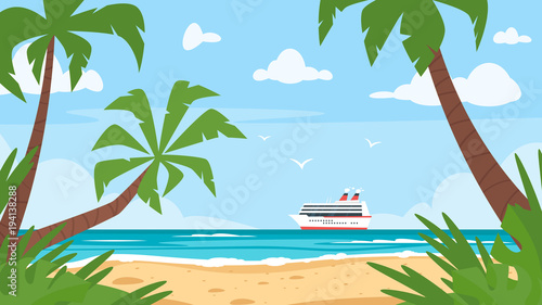 background of sea shore