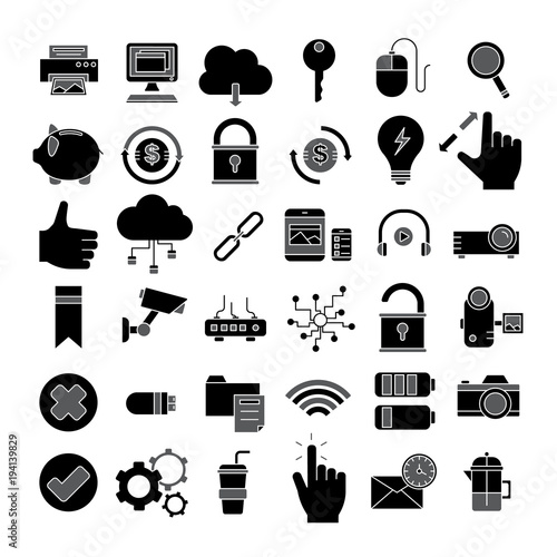 Set of Business Icon,office symbol