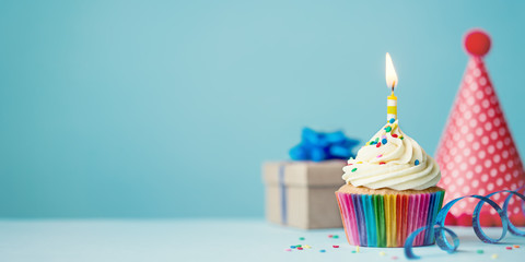 Birthday cupcake