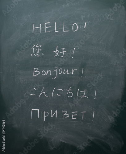 say hello in different languages